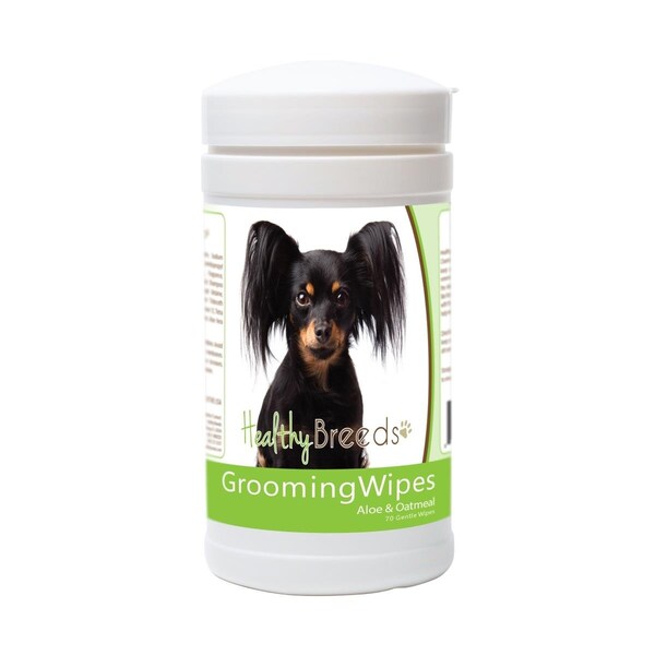 Healthy Breeds Russian Toy Terrier Grooming Wipes - 70 Count, 70PK 840235179597 - main